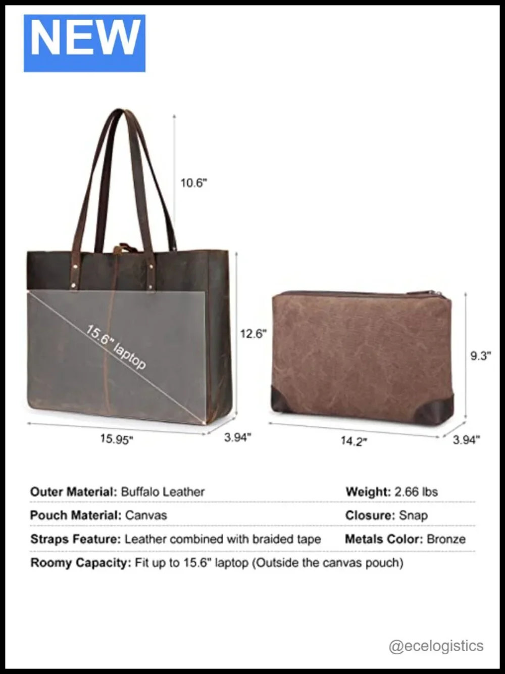 Genuine Leather Convertible Tote Sling Backpack Crossbody Purse